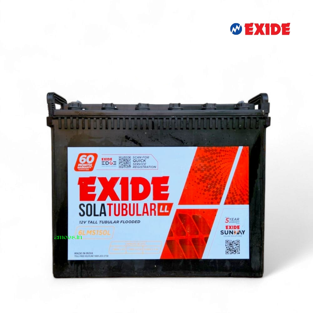 Exide Solar 150AH Battery 6LMS150L