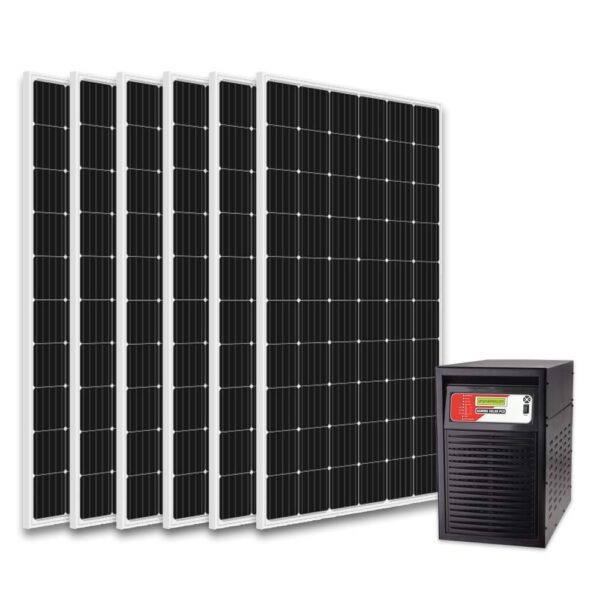 HYKON Soliz Combo Pack 1 Solar Inverter 1000 VA Lithium Battery 50Ah