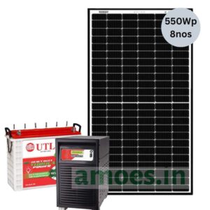 Loom Solar 4.4kwp Off grid 5kVA Heavy duty solar system for homes