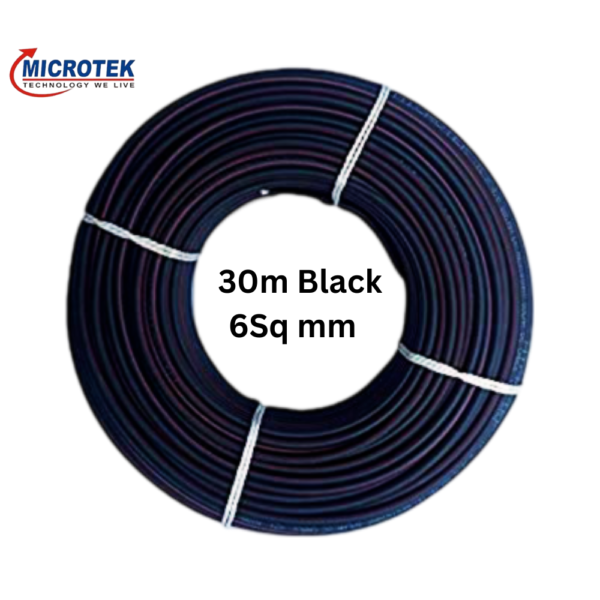 Microtek 6sqmm solar dc cable 30m