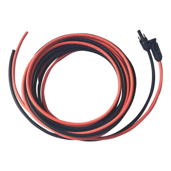 Solar DC Cable XLPO TUV Protected 4 sq.mm 15 Meter (15m Red, 15m Black ...