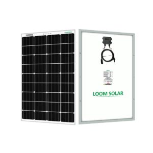 Loom Solar 125 watt-12 Volt Mono PERC Panel