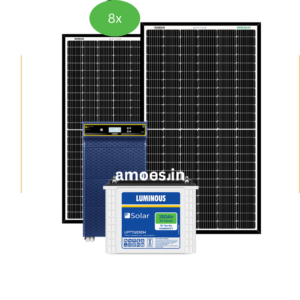 Loom Solar 7.5 kVA off grid solar system for offices, commercial shops, factories