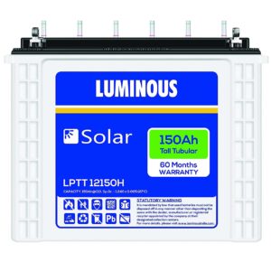 Luminous LPTT12150H 150Ah Tall Tubular Solar Battery