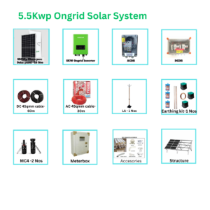 Loom Solar 5.4 kwp Ongrid System