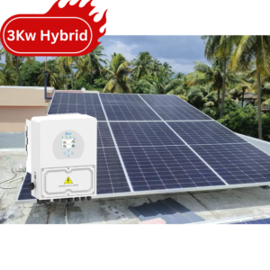 3kW Hybrid Solar System with Netmetering