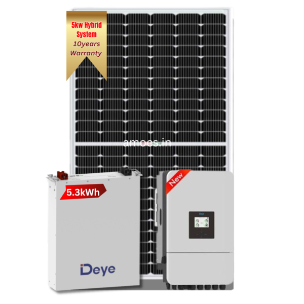 Deye 5kw hybrid solar system