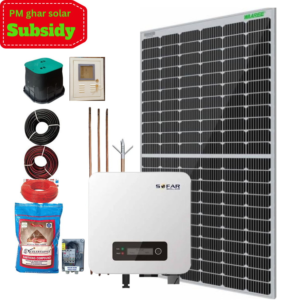 3kw Ongrid Solar – Subsidy Scheme