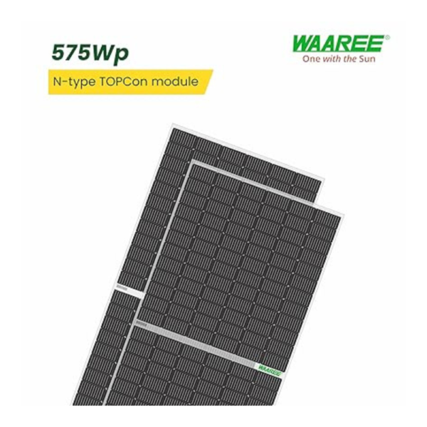 Waaree topcon 575w solar panel